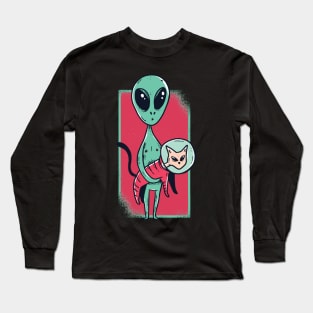 Alien Friends Long Sleeve T-Shirt